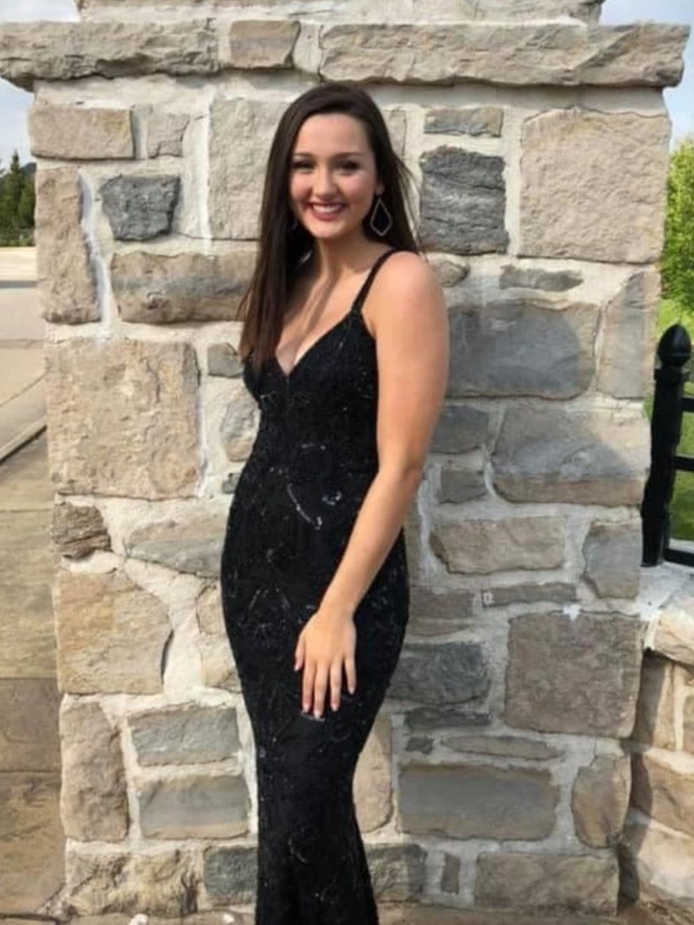 Sherri Hill Prom Dress 53689 in black size 4 NWT